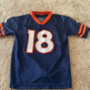 Denver co, Broncos jersey,Paton Manning 18 women’s extra small teen small v neck